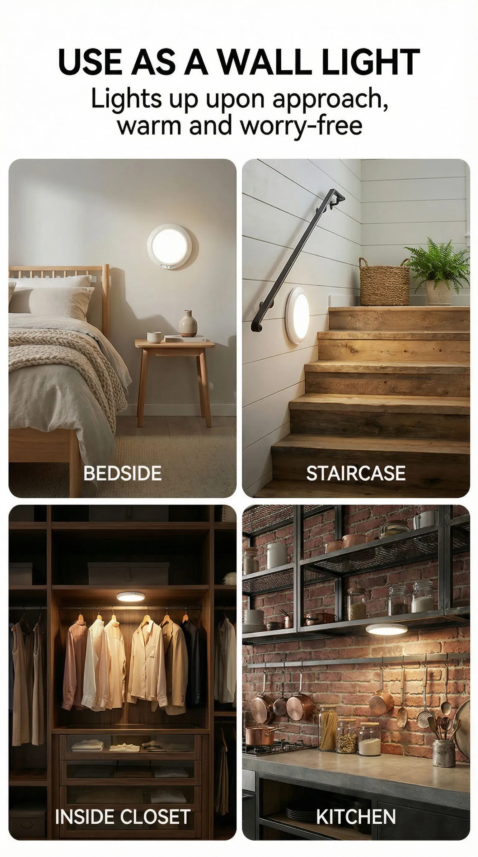 Lampe magnétique rechargeable, détail du design
