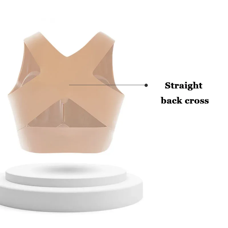 Soutien-gorge correcteur de posture pour femme à fermeture avant, sous-vêtement de sport pour un meilleur soutien du dos 4