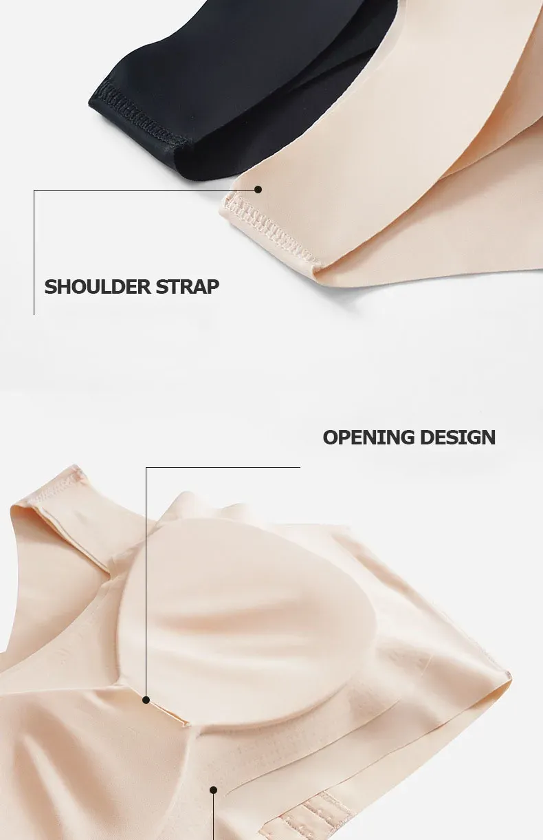 Soutien-gorge correcteur de posture, vue de face