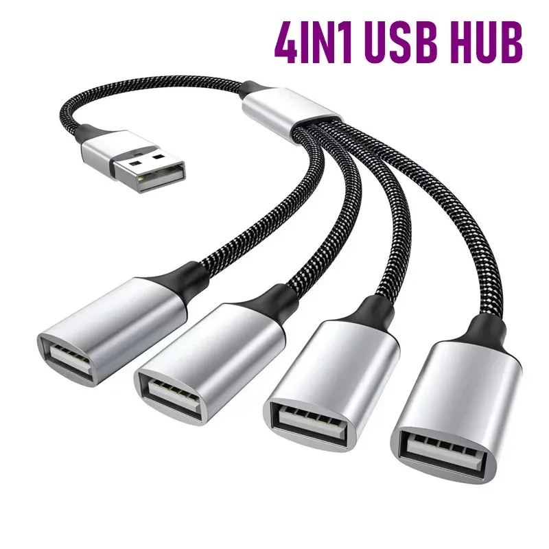 Hub USB Type-C avec ses accessoires de connexion