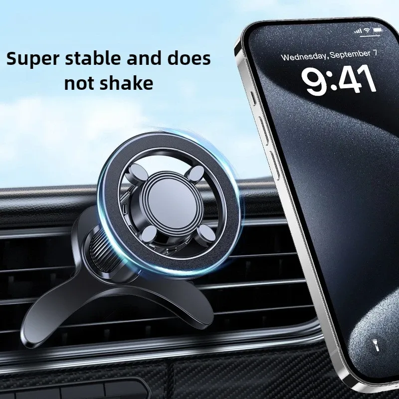 Support magnétique pour téléphone de voiture MagSafe pour iPhone 15, iPhone 14 et Samsung, Xiaomi 2