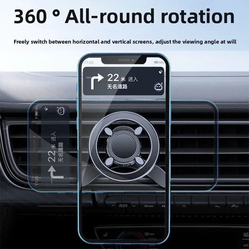 Support magnétique pour téléphone de voiture MagSafe pour iPhone 15, iPhone 14 et Samsung, Xiaomi 3