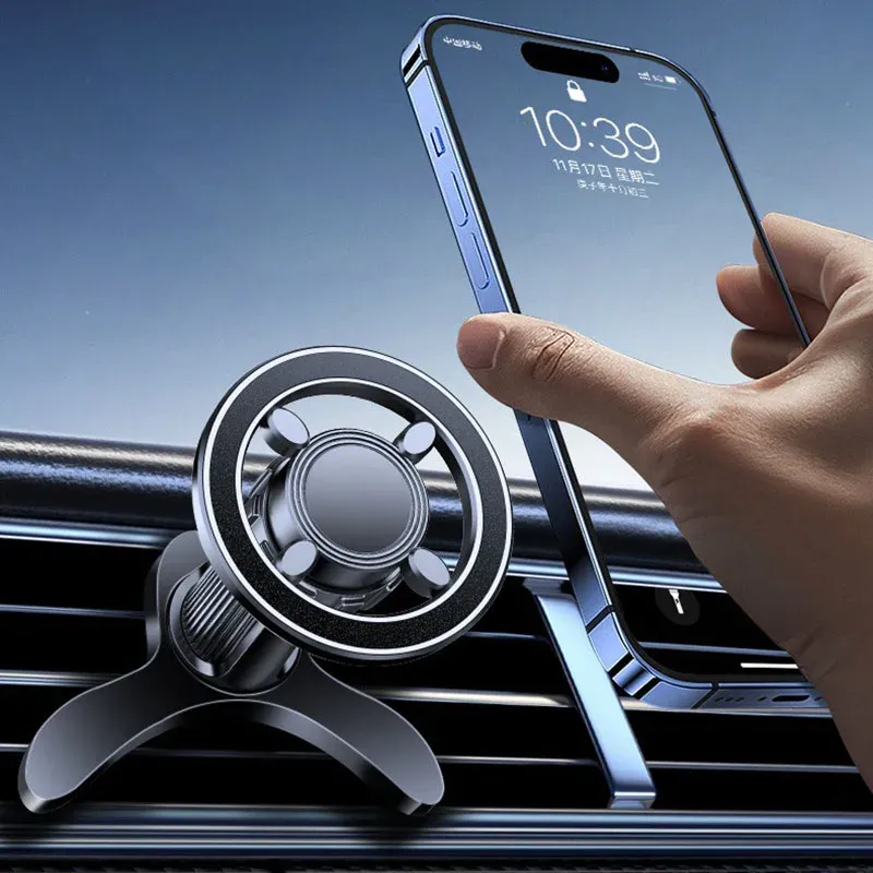 Support magnétique pour téléphone de voiture MagSafe pour iPhone 15, iPhone 14 et Samsung, Xiaomi 6