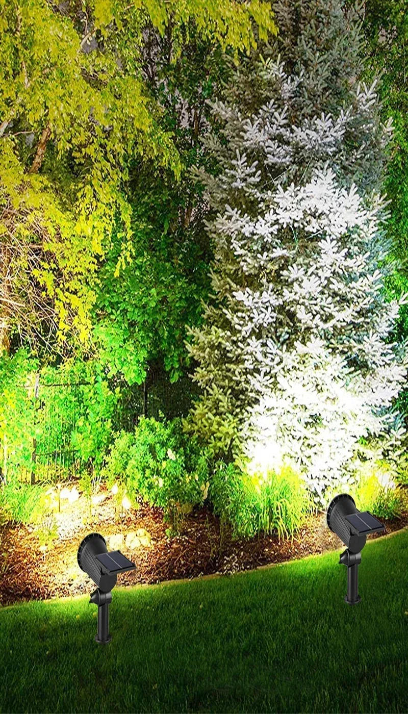 Ensemble de lampes solaires de paysage