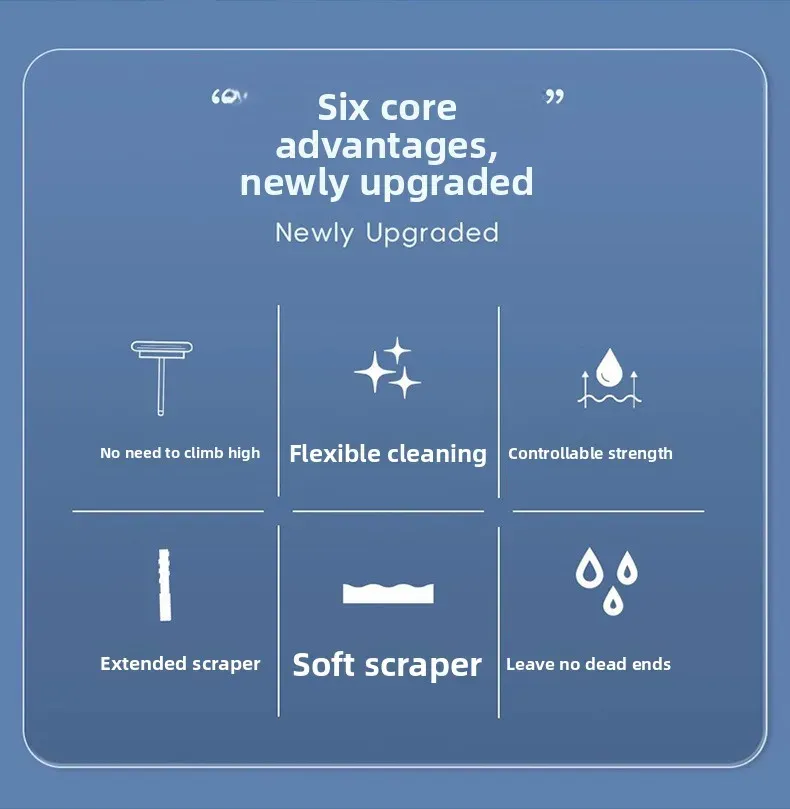 Détail de la tête de nettoyage double face
