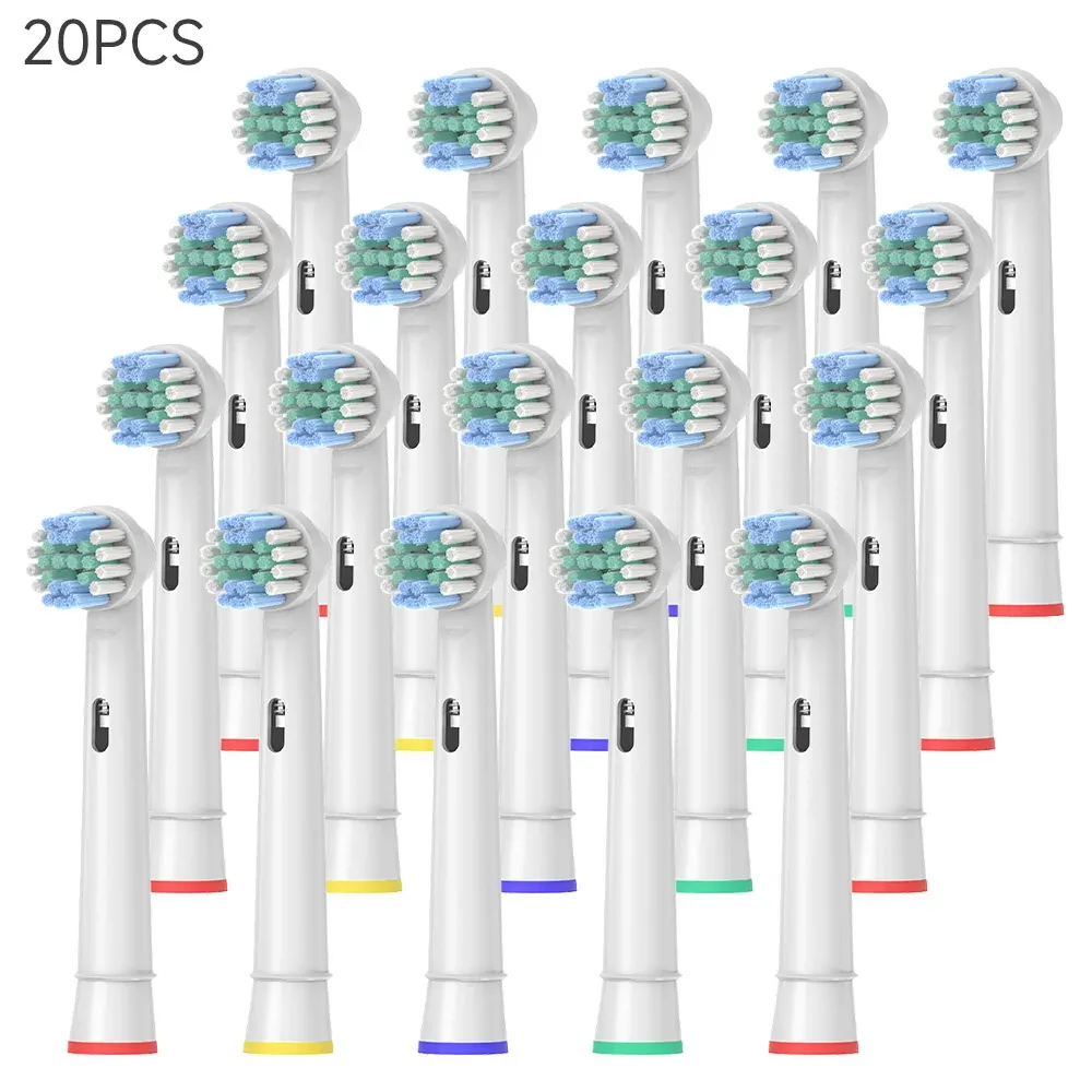 Têtes de brosse de rechange pour brosse à dents électrique, nettoyage en profondeur, compatibles D100, D25, D30, D32, 4739, 3709, 3744 - Image 1