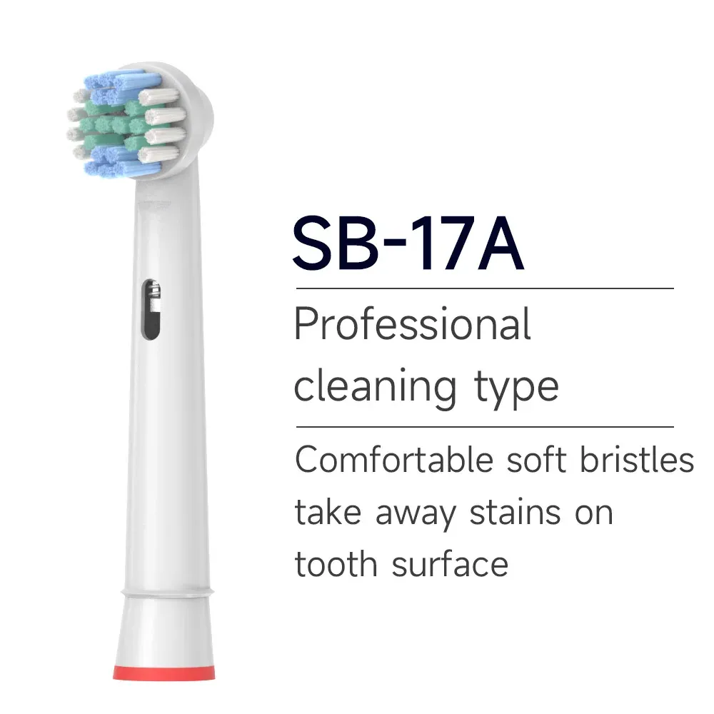 Têtes de brosse de rechange pour brosse à dents électrique