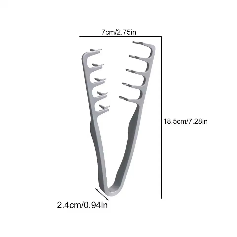 Peigne volumateur à dents larges, utilisation au quotidien