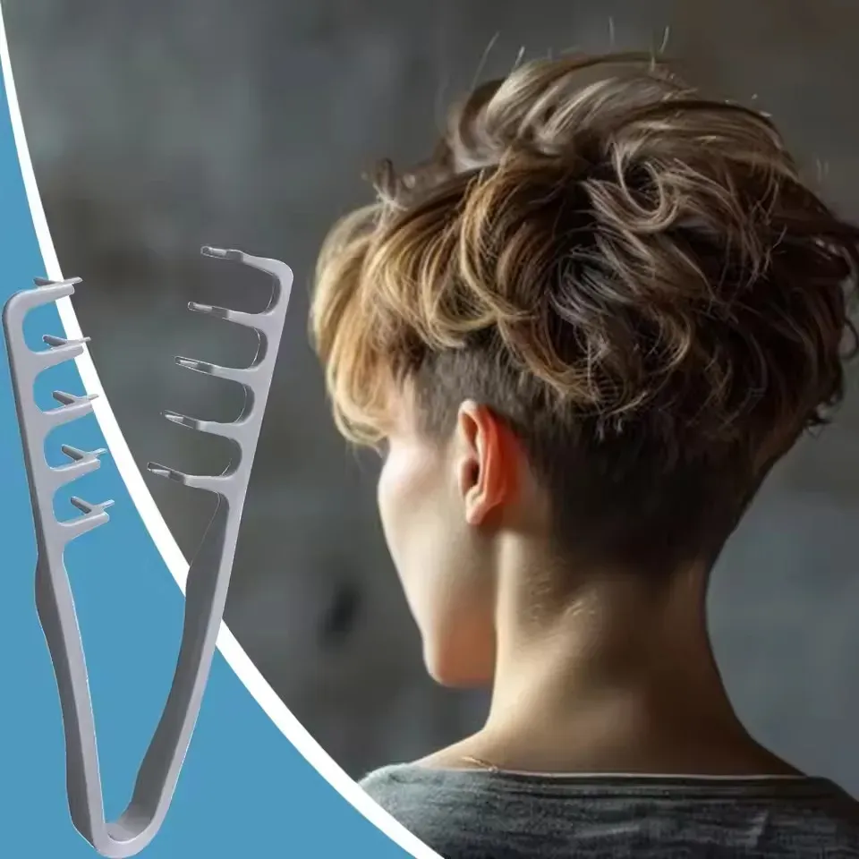 Peigne volumateur à dents larges, ergonomie de la prise en main