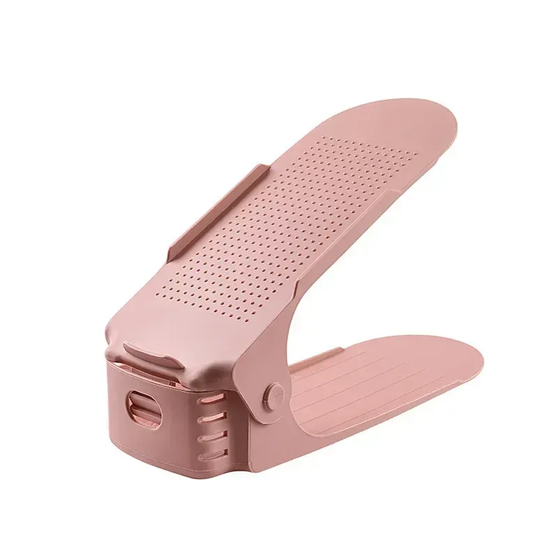 Organisateur à chaussures empilable réglable 10 pièces, gain de place, pour placard 9