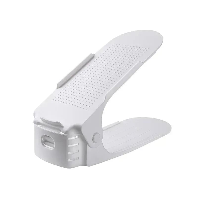 Organisateur à chaussures empilable réglable 10 pièces, gain de place, pour placard 7