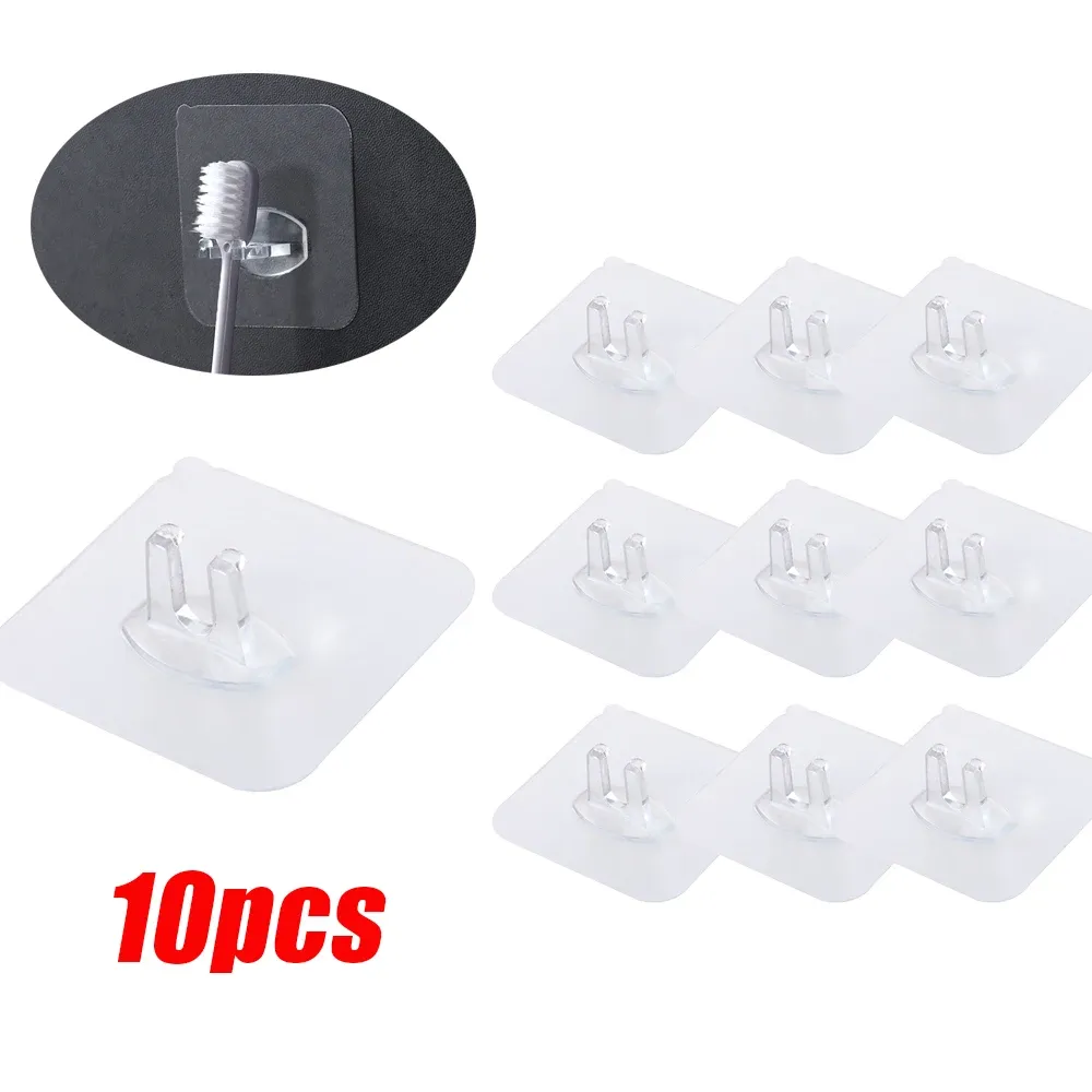 Porte-brosse à dents transparent, finition soignée