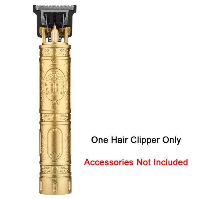 Tondeuse à cheveux électrique sans fil vintage, portable, rechargeable par USB 15
