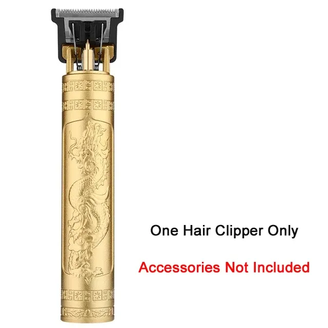 Tondeuse à cheveux électrique sans fil vintage, portable, rechargeable par USB 16