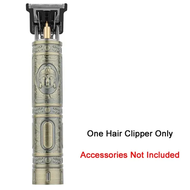 Tondeuse à cheveux électrique sans fil vintage, portable, rechargeable par USB 17