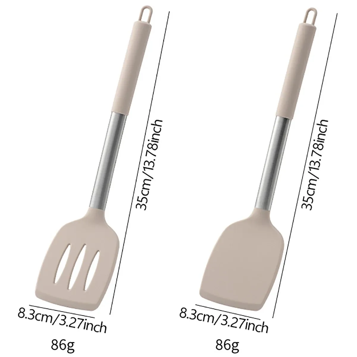 Spatule à steak et ustensiles en silicone