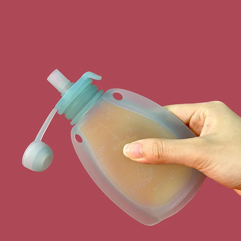 Pochettes alimentaires réutilisables pour bébé, sans BPA, à presser 2