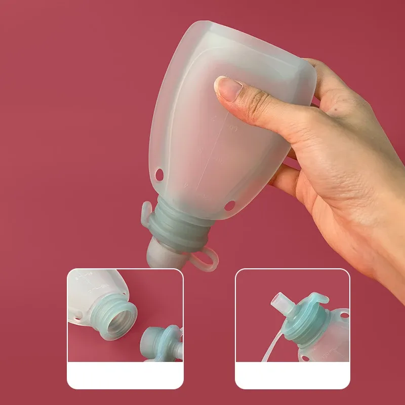 Pochettes alimentaires réutilisables pour bébé, sans BPA, à presser 3