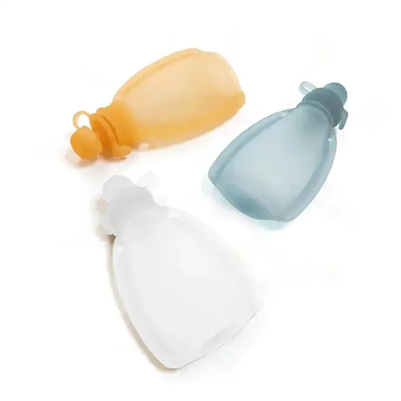 Pochettes alimentaires réutilisables pour bébé, sans BPA, à presser 6