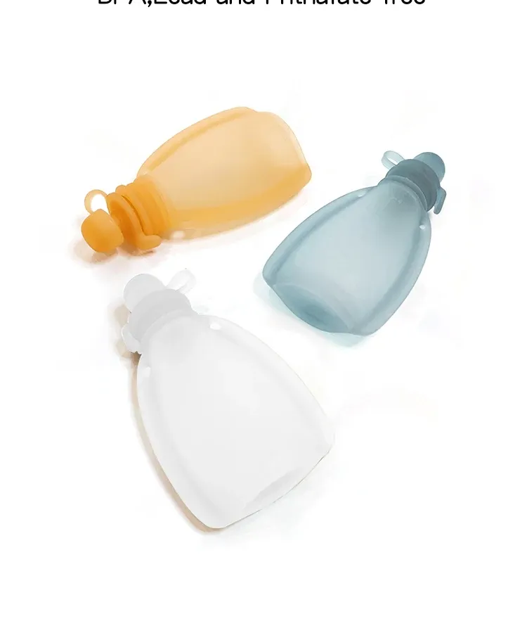Pochettes alimentaires réutilisables pour bébé