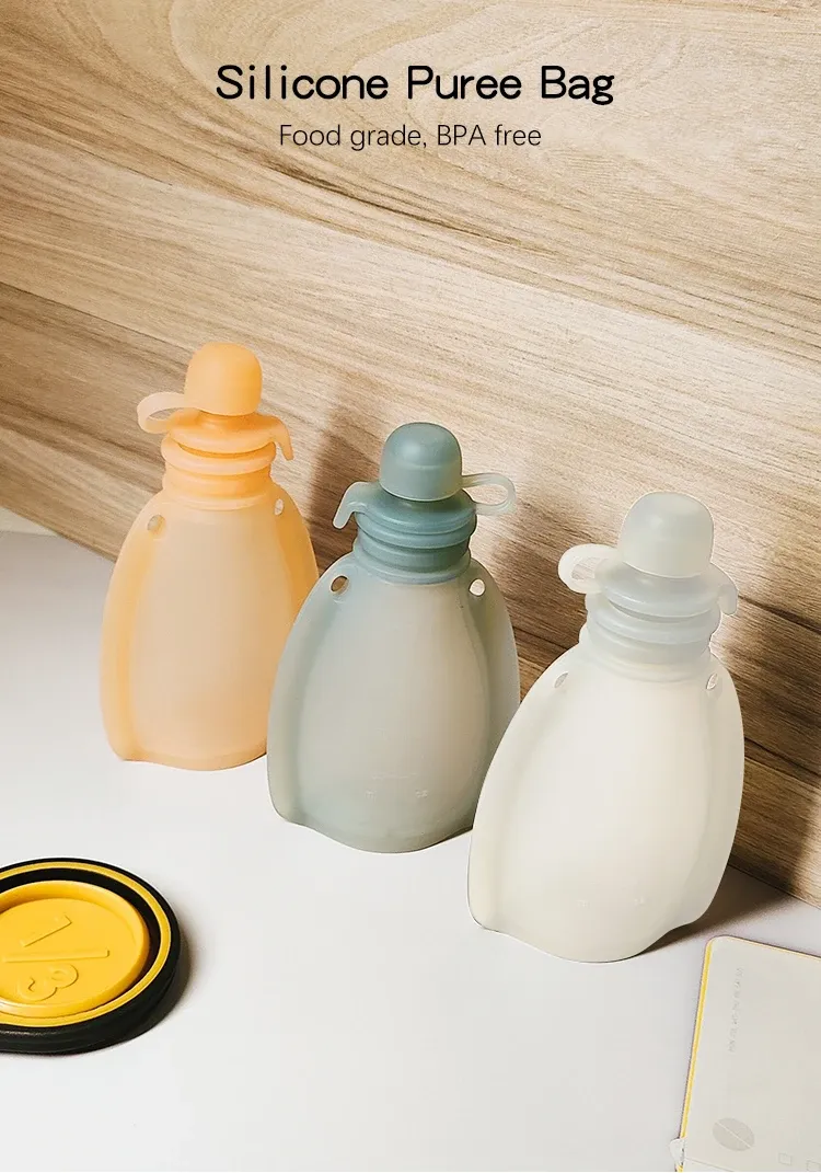 Pochette alimentaire réutilisable pour bébé