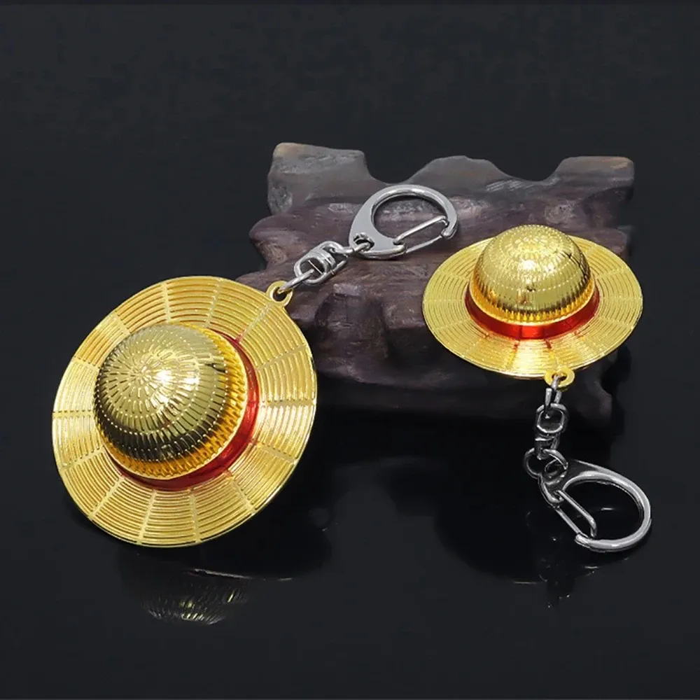 Porte-clés chapeau de paille, détail du pendentif
