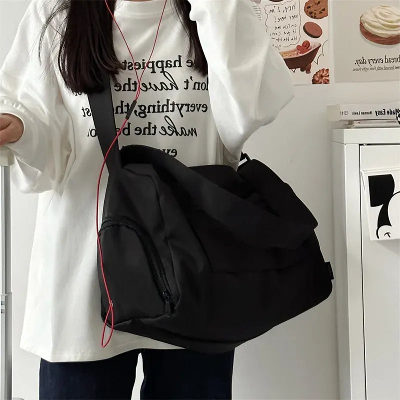 Grand sac fourre-tout de voyage à bandoulière pour femme en toile, sac de sport et de yoga 10