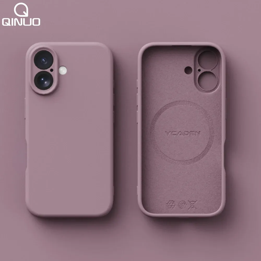 Coque de téléphone magnétique en silicone liquide, originale, pour iPhone 18, 17 Air, 16 Plus, 15, 14, 13, 12, 17 Pro Max, compatible MagSafe, finition mate