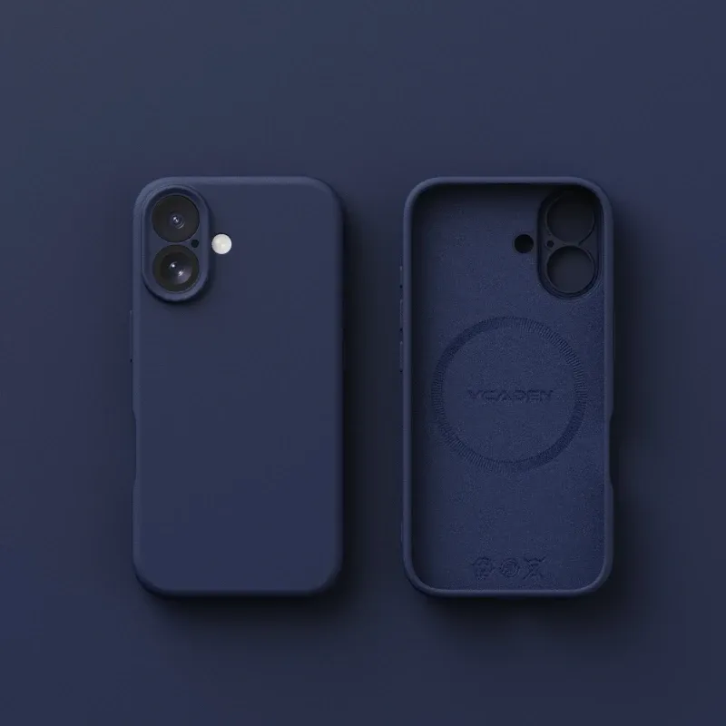 Coque de téléphone magnétique en silicone liquide, originale, pour iPhone 18, 17 Air, 16 Plus, 15, 14, 13, 12, 17 Pro Max, compatible MagSafe, finition mate 2