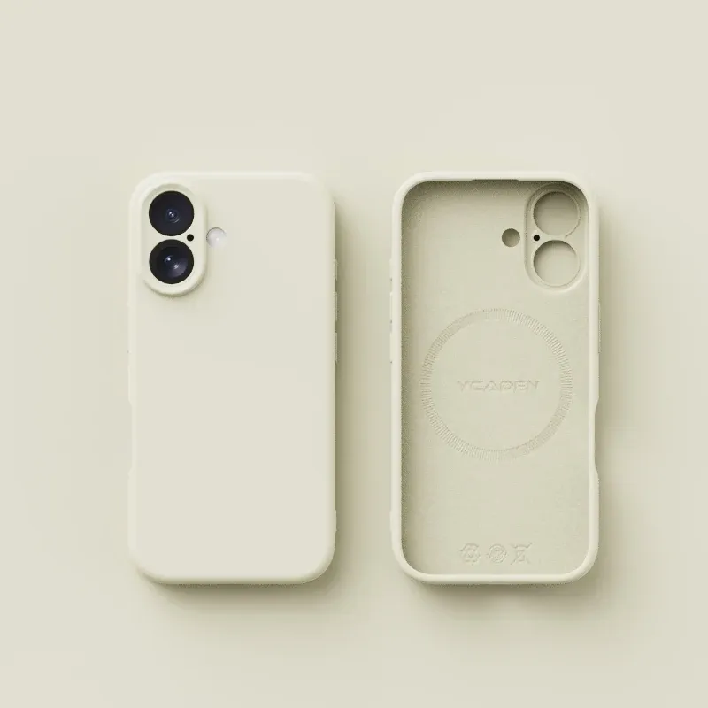 Coque magnétique en silicone liquide en situation