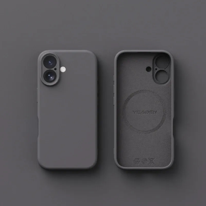 Coque de téléphone magnétique en silicone liquide, originale, pour iPhone 18, 17 Air, 16 Plus, 15, 14, 13, 12, 17 Pro Max, compatible MagSafe, finition mate 11