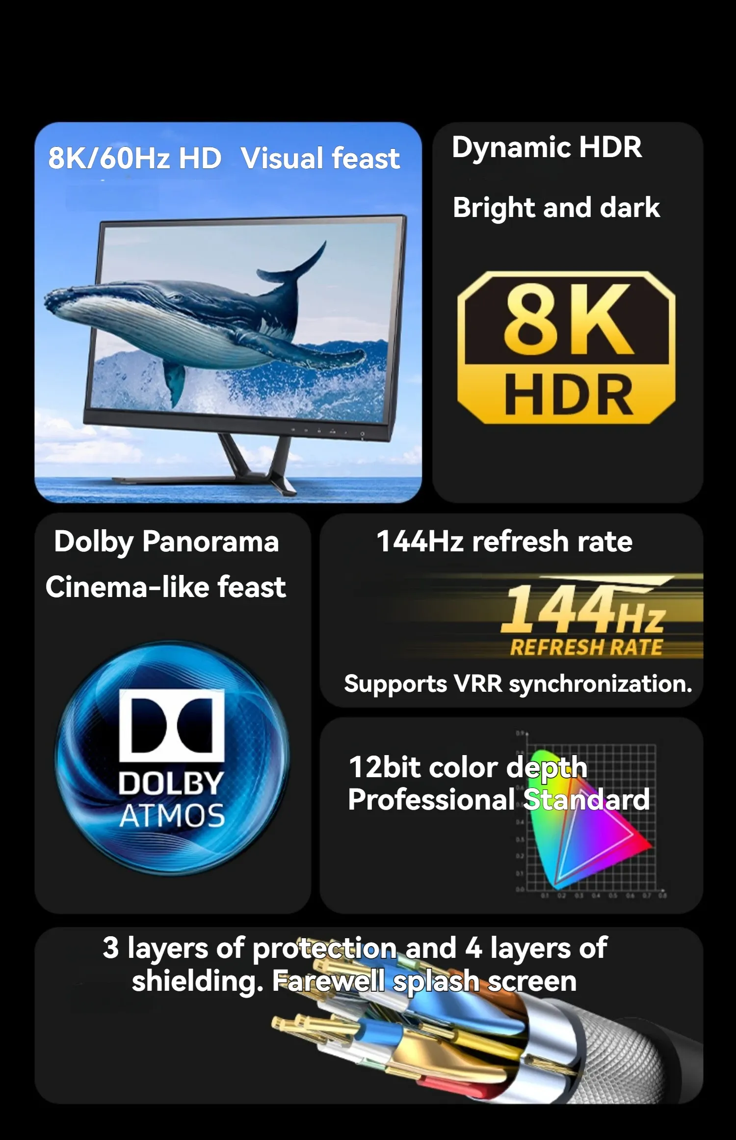 Câble HDMI pour une expérience vidéo immersive