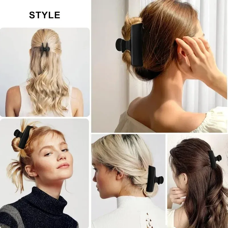Pinces à cheveux papillon noires pour femmes et filles, accessoires de coiffure professionnels 5