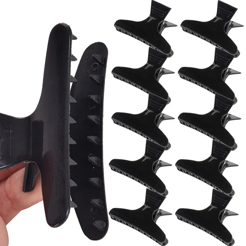 Pinces à cheveux papillon noires pour femmes et filles, accessoires de coiffure professionnels 8