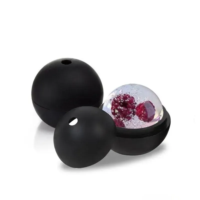 Moule à glaçons en silicone, glaçons démoulés
