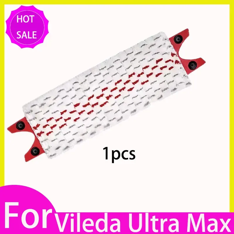 Tampons de rechange en microfibre pour balai plat Vileda Ultra Max, séchage rapide, lavables en machine 9