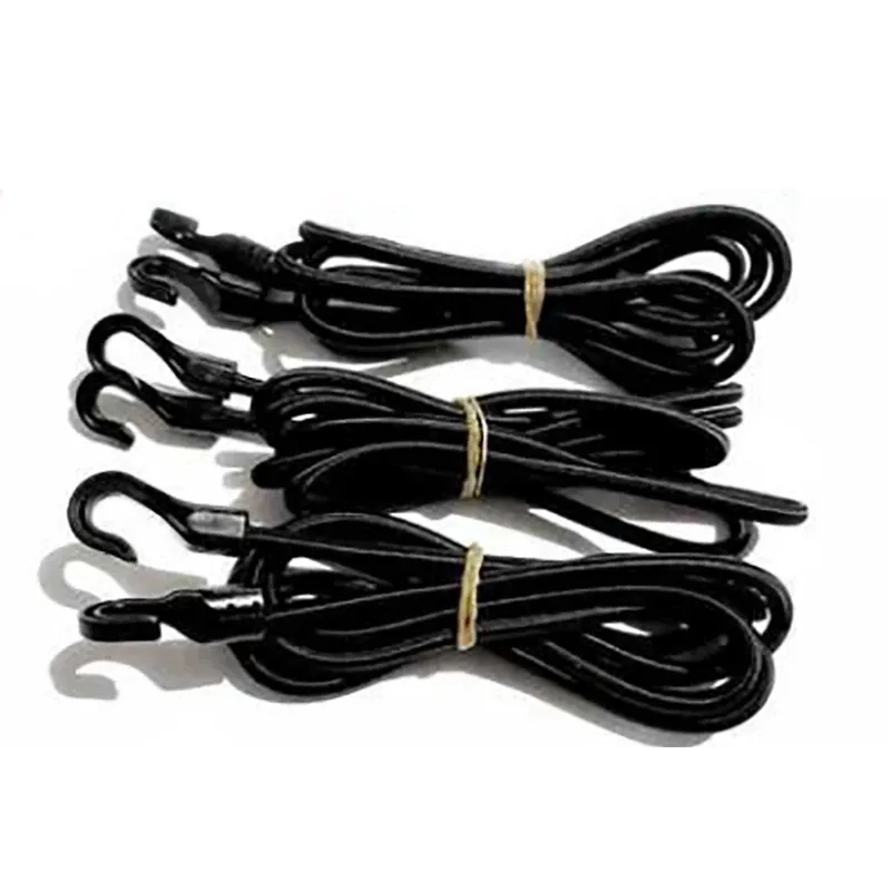 Sangle élastique de fixation pour voiture avec crochets en plastique, idéale pour bagages, tente, kayak, bateau, canoë et vélos, disponible en 1 m, 1,5 m et 2 m 3