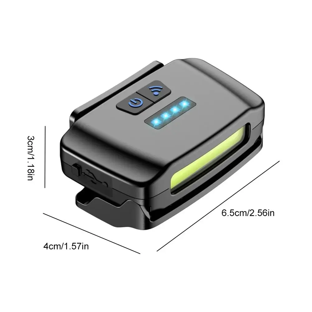 Lampe à clip LED pour casquette, contenu de la livraison