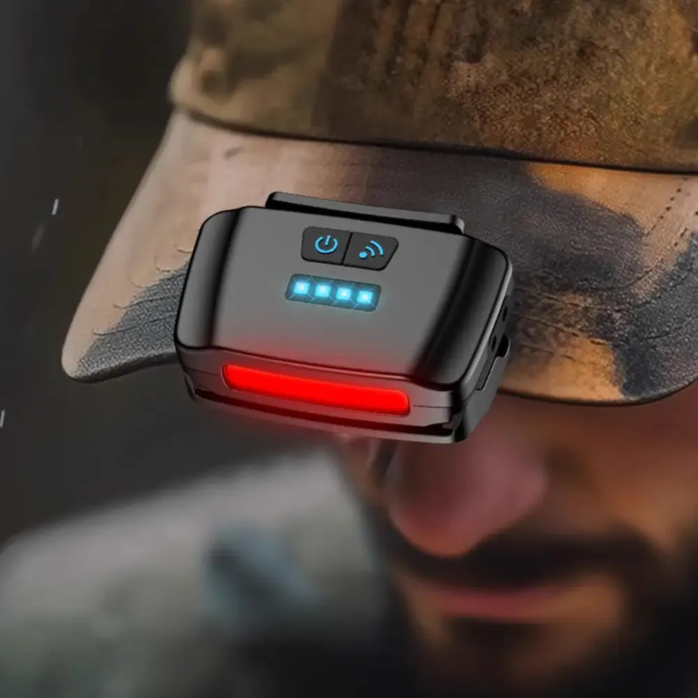 Lampe à clip LED pour casquette, détail du design