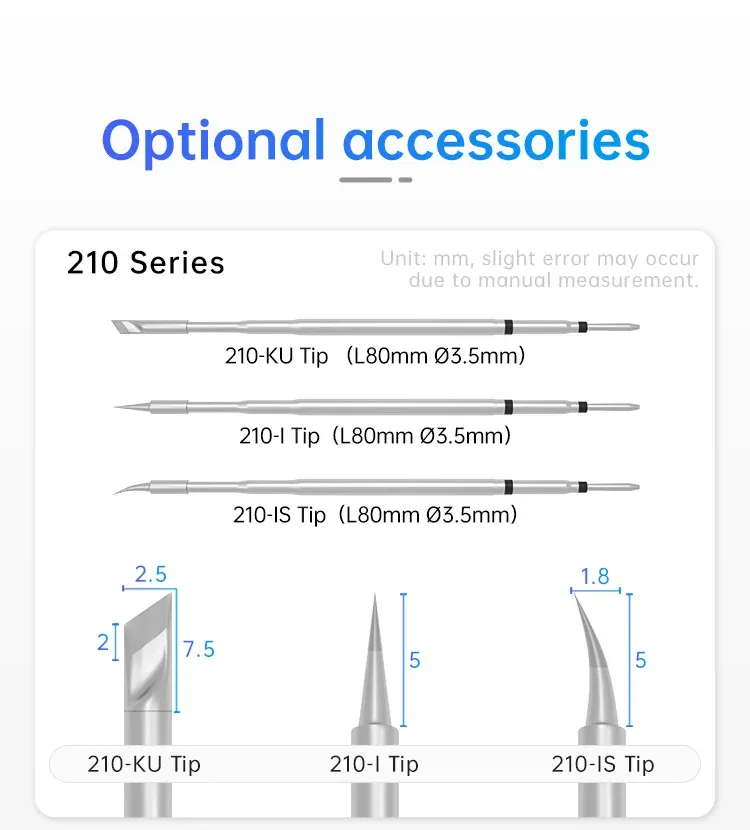Fer à souder intelligent T90, soudure de précision