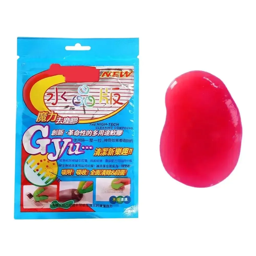 Nettoyant en gel réutilisable pour voiture, idéal pour clavier et évents, élimination de la poussière Slime D343, gel multi-usage, outil automobile D3B4, 4 couleurs 8