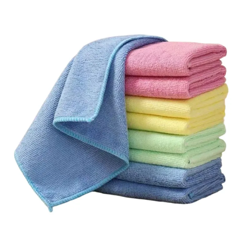 Chiffon de nettoyage en microfibre, torchon à vaisselle non pelucheux pour cuisine 7