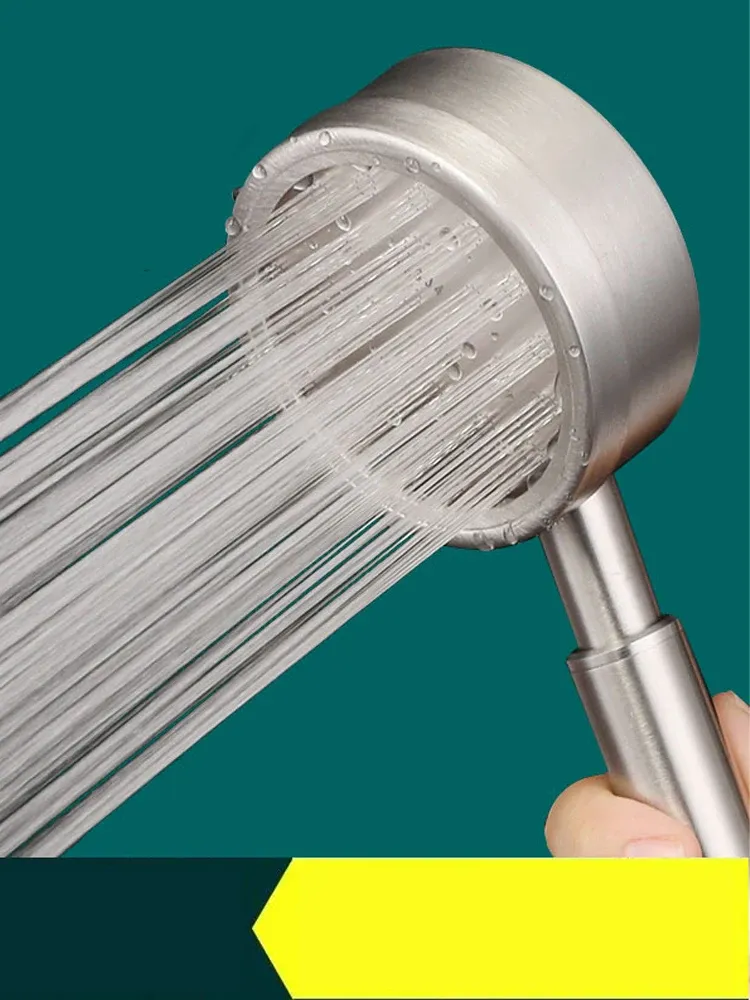 Ensemble de douche 3 pièces avec pommeau 5 modes à haut débit et douchette à main 8