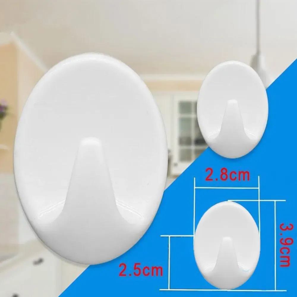 Lot de 5 crochets muraux auto-adhésifs pour cuisine et maison, supports de suspension pour vêtements 3