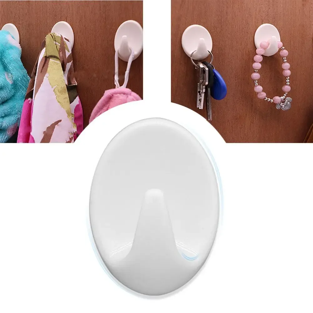 Lot de 5 crochets muraux auto-adhésifs pour cuisine et maison, supports de suspension pour vêtements 2