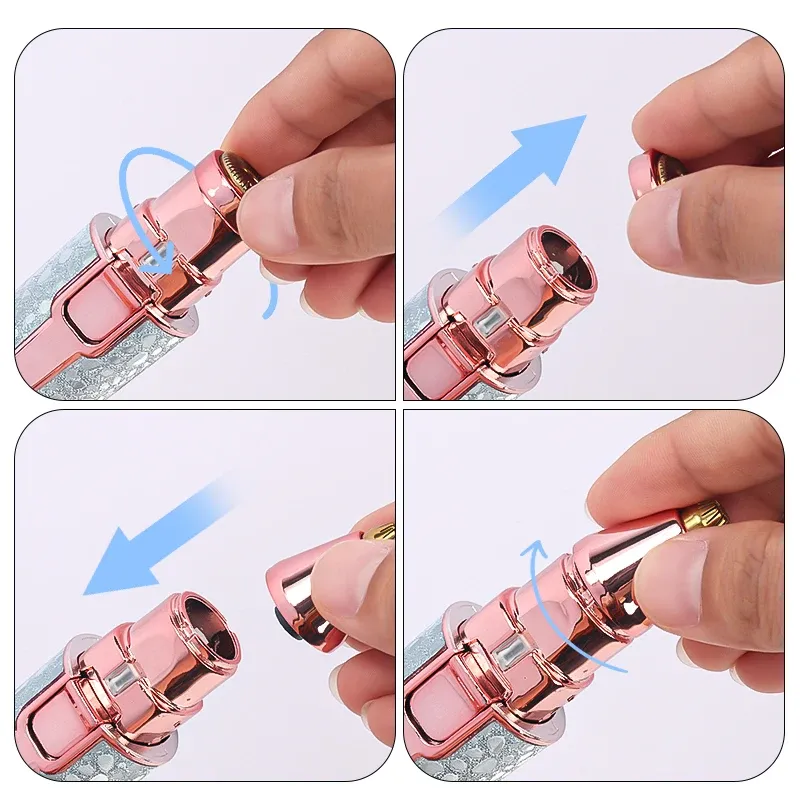 Épilateur portable 2 en 1 utilisé pour les sourcils