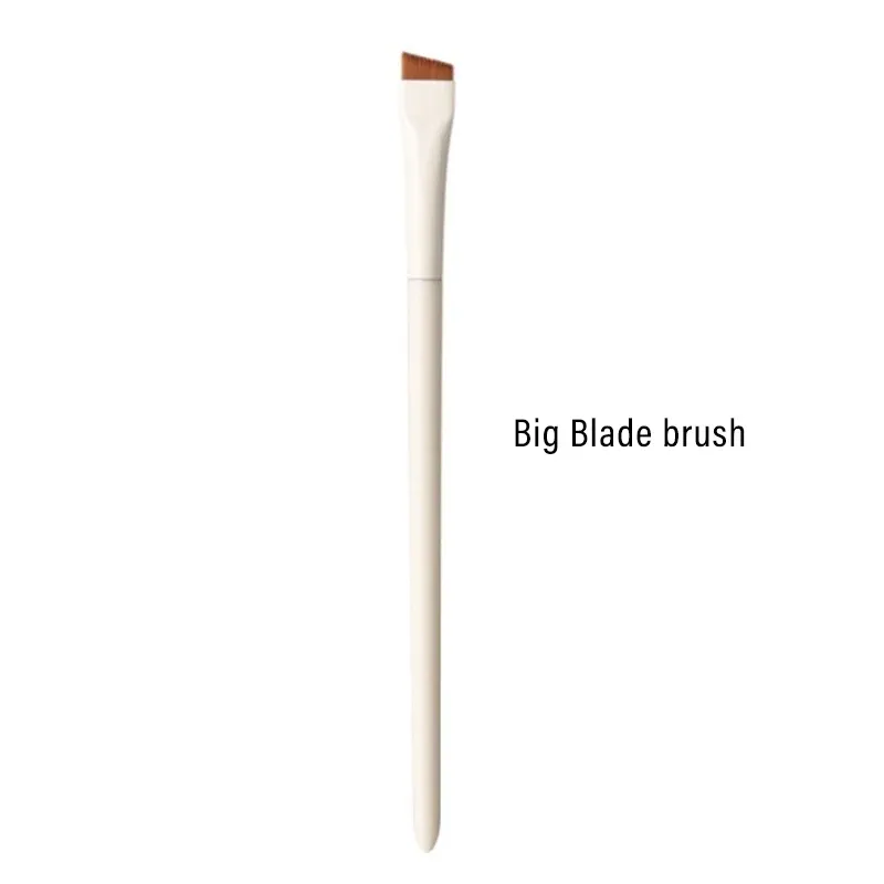 Ensemble de pinceaux de maquillage avec lame de mise à niveau, pinceau eyeliner à tête fine biseautée, pinceau sourcils et pinceau sous les yeux, pinceau de détail précis, 1/7/9 13