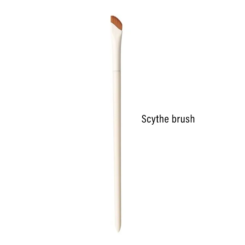 Ensemble de pinceaux de maquillage avec lame de mise à niveau, pinceau eyeliner à tête fine biseautée, pinceau sourcils et pinceau sous les yeux, pinceau de détail précis, 1/7/9 18