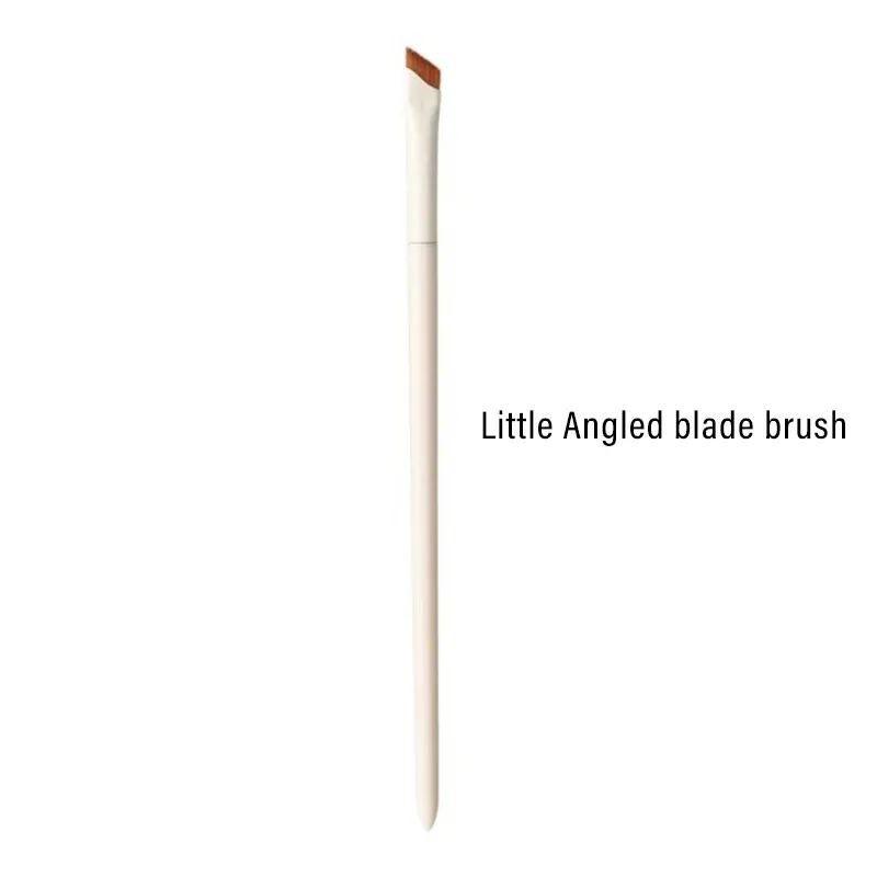 Ensemble de pinceaux de maquillage avec lame de mise à niveau, pinceau eyeliner à tête fine biseautée, pinceau sourcils et pinceau sous les yeux, pinceau de détail précis, 1/7/9 15