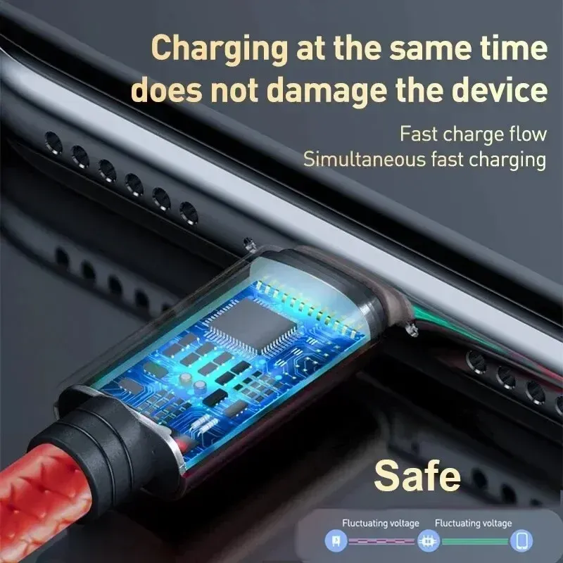 Câble USB 3 en 1 design